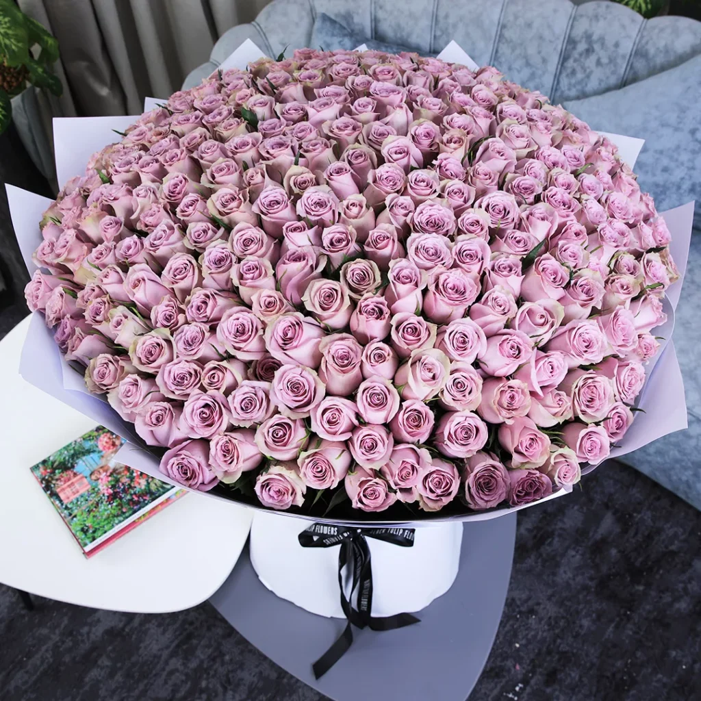 huge bouquet of flowers 