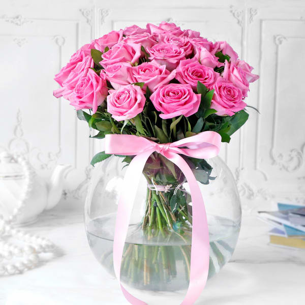 Pink Rose Flower Bouquet